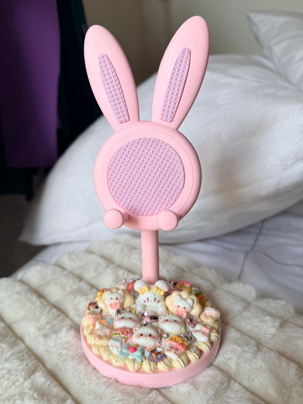 Pink Bunny Phone Stand